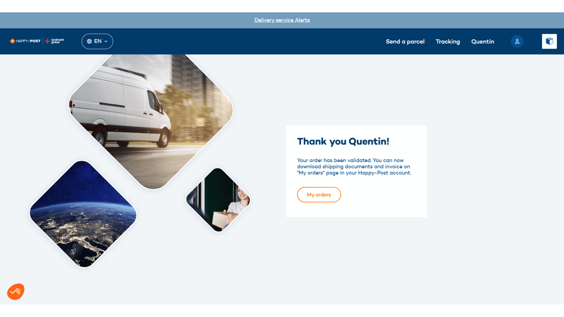 How to manage undelivered a parcel